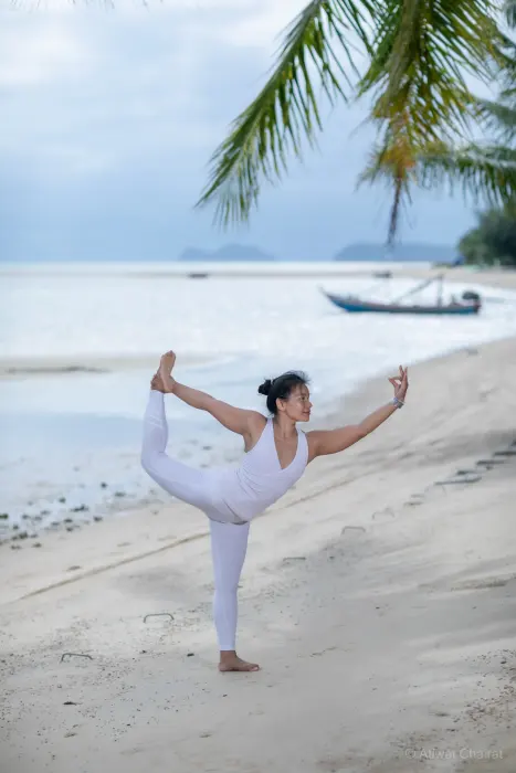 Yoga on the beach