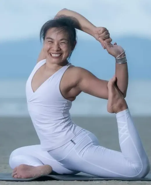 Yoga on the beach