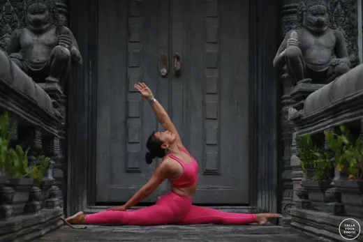 Yoga at the stone gates